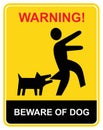 Warning - beware of dog