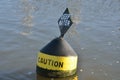 Warning buoy Royalty Free Stock Photo