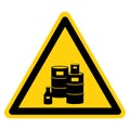 Warning Chemical Storage Area Symbol Sign, Vector Illustration, Isolate On White Background Label .EPS10 Royalty Free Stock Photo