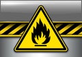 Warning, danger background