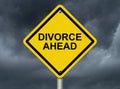 Warning of Divorce is soon Royalty Free Stock Photo