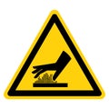 Warning Do Not Touch Hot Surface Symbol Sign, Vector Illustration, Isolate On White Background Label .EPS10