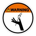 Warning Doctor Blades Can Cut Symbol Sign, Vector Illustration, Isolate On White Background Label .EPS10 Royalty Free Stock Photo