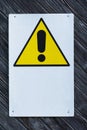Generic Danger Warning Royalty Free Stock Photo
