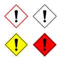Warning, hazard, attention sign, alert symbol