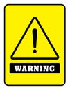 Warning Icon Drawing by Illustration