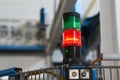 Warning light alarm for machine working Royalty Free Stock Photo