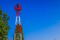 Warning Light Tower At Small Airport Royalty Free Stock Photo