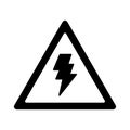 Warning Line Vector Icon easily modified Royalty Free Stock Photo