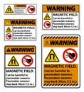 Warning Magnetic field can be harmful to pacemaker wearers.pacemaker wearers.stay back 30cm