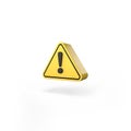 Warning mark icon Royalty Free Stock Photo