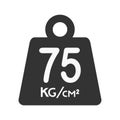 warning maximum weight symbol Royalty Free Stock Photo