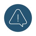 warning message Vector icon which is suitable for commercial work and easily modify or edit it Royalty Free Stock Photo