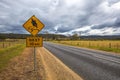 Motorcyclists road signs Royalty Free Stock Photo