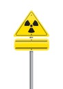 Warning nuclear Royalty Free Stock Photo