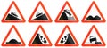 Warning Road Signs In Bangladesh Royalty Free Stock Photo