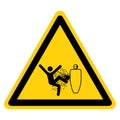 Warning Servicing While Pressurized Can Severe Injury Symbol Sign ,Vector Illustration, Isolate On White Background Label. EPS10