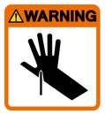 Warning Sharp Point Symbol Sign, Vector Illustration, Isolate On White Background Label .EPS10