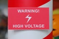 Warning Sign Royalty Free Stock Photo