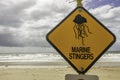A Warning Sign on an Australian Beach