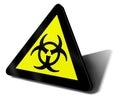 Warning sign bio hazard danger