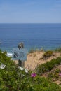 Warning sign on the Cape Cod Royalty Free Stock Photo