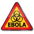 Warning of the ebola disease