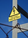 Death danger sign Royalty Free Stock Photo