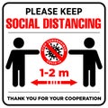 Keep safe social distancing