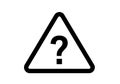 Warning sign with question mark indicates uncertainty or unknown hazard Royalty Free Stock Photo