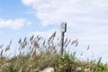 Warning Sign on Sand Dunes at Sandbridge