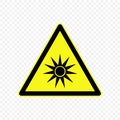 Warning sign Vector illustration