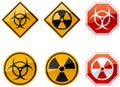 Warning signs Royalty Free Stock Photo