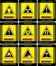 Warning signs Royalty Free Stock Photo