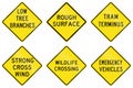 Warning Signs In Victoria - Australia