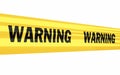 Warning tape strip Royalty Free Stock Photo