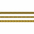Warning tapes. Seamless hazard stripes texture