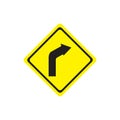 Warning traffic sign Royalty Free Stock Photo