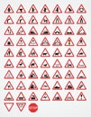 British Warning Traffic Signs