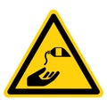 Warning Wear Safety Belt Symbol Sign,Vector Illustration, Isolated On White Background Label. EPS10 Royalty Free Stock Photo