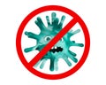 Warning virus danger contagious epidemic pandemic viral coronavirus covid-19