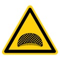 Warning Wear Hair Net Symbol Sign, Vector Illustration, Isolate On White Background Label. EPS10