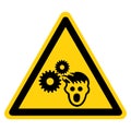 Warning Wear Hairnet Symbol Sign, Vector Illustration, Isolate On White Background Label .EPS10