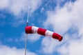 Warning Windsock on the airfield