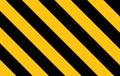 Warning yellow black diagonal stripes line. Safety stripe warning caution hazard danger road vector sign symbol.