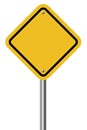 Warning yellow sign