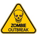 Warning zombie outbreak