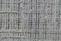 warp and weft in a cotton fabric detail Royalty Free Stock Photo