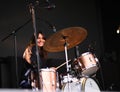 Warpaint in concert at Governors Ball Royalty Free Stock Photo