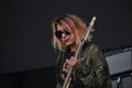 Warpaint in concert at Governors Ball Royalty Free Stock Photo